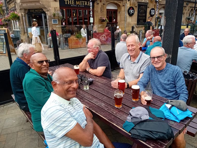 Jag's brother, Jag Patel, Steve Payne, Graham Whiteside, Paul Hardy, and Derek Atherton
